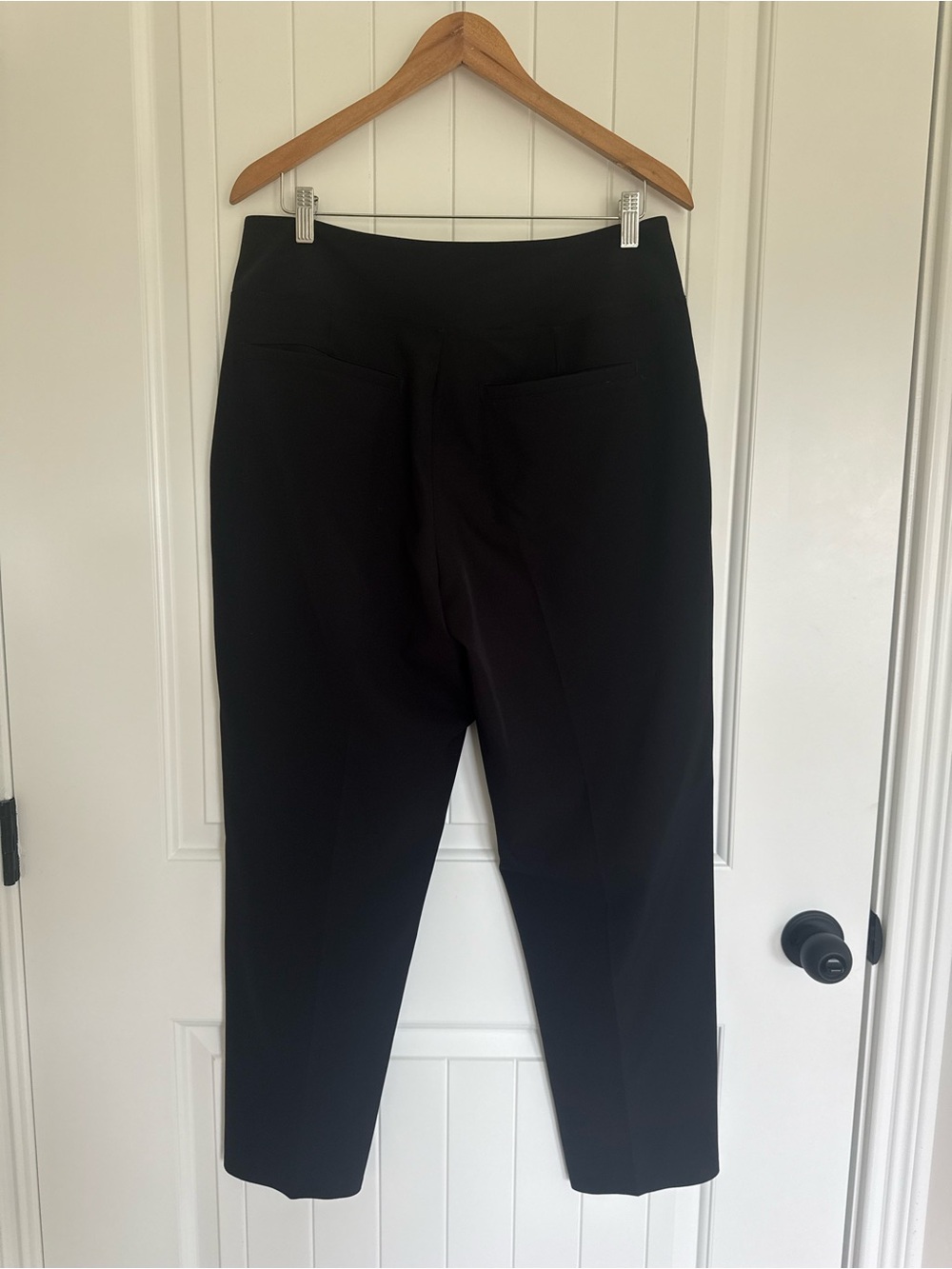 Athleta Endless High Rise Pant Black Stretch Tapered Trousers Travel Work 12 - Picture 5 of 8